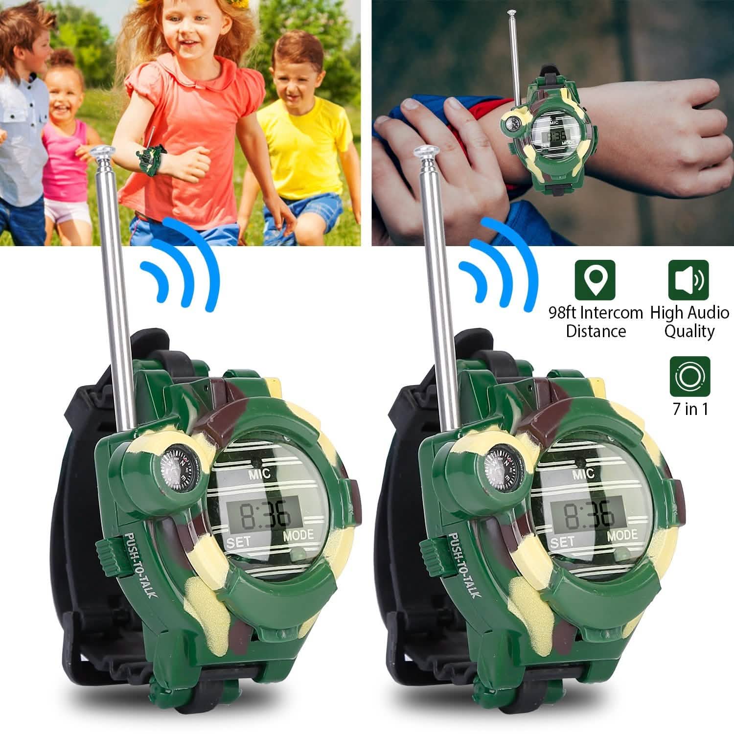 2-Pack: Walkie Talkies Watches Toy