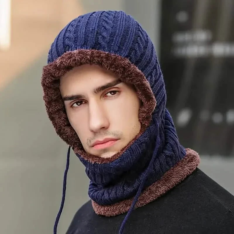 2-Pack: Winter Warm Hat Plus Velvet Knitted Pullover Hat For Men And Women