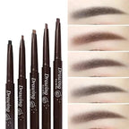 2-Pack: Natural Makeup Double Heads Automatic Eyebrow Pencil Waterproof Long-lasting