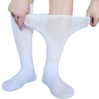 2 Pairs of Comfort Extra Wide Lymphedema & Diabetic Socks - Max