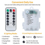 2-Piece: 100LED Beads String Lights