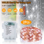 2-Piece: 100LED Beads String Lights