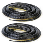 2-Piece: 50" Long Realistic Rubber Snakes
