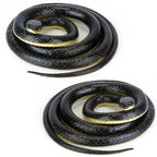 2-Piece: 50" Long Realistic Rubber Snakes