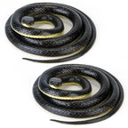 2-Piece: 50" Long Realistic Rubber Snakes