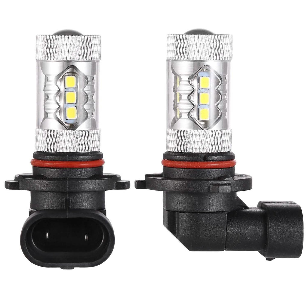 2-Piece: 980LM 80W 9006 HB4 LED Fog DRL Light Bulb