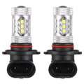2-Piece: 980LM 80W 9006 HB4 LED Fog DRL Light Bulb