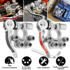 2-Piece: Battery Terminal Connector Quick Release Disconnect Car Battery
