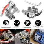 2-Piece: Battery Terminal Connector Quick Release Disconnect Car Battery