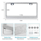2-Piece: Bling License Plate Frames
