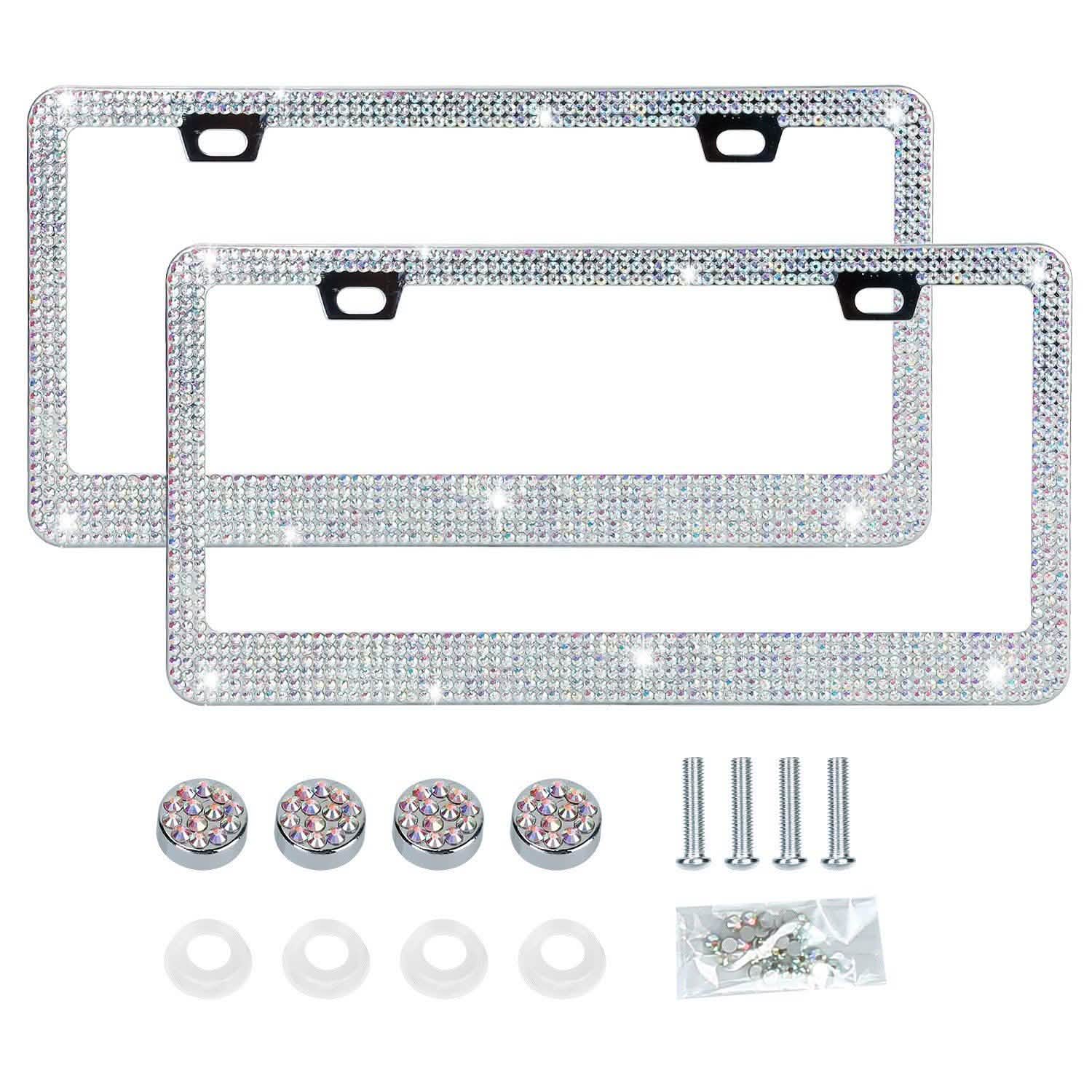2-Piece: Bling License Plate Frames