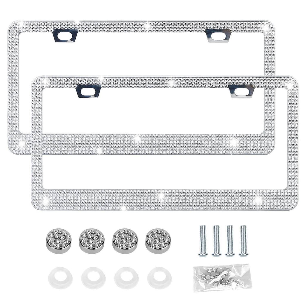 2-Piece: Bling License Plate Frames