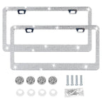 2-Piece: Bling License Plate Frames