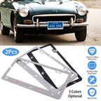 2-Piece: Bling License Plate Frames