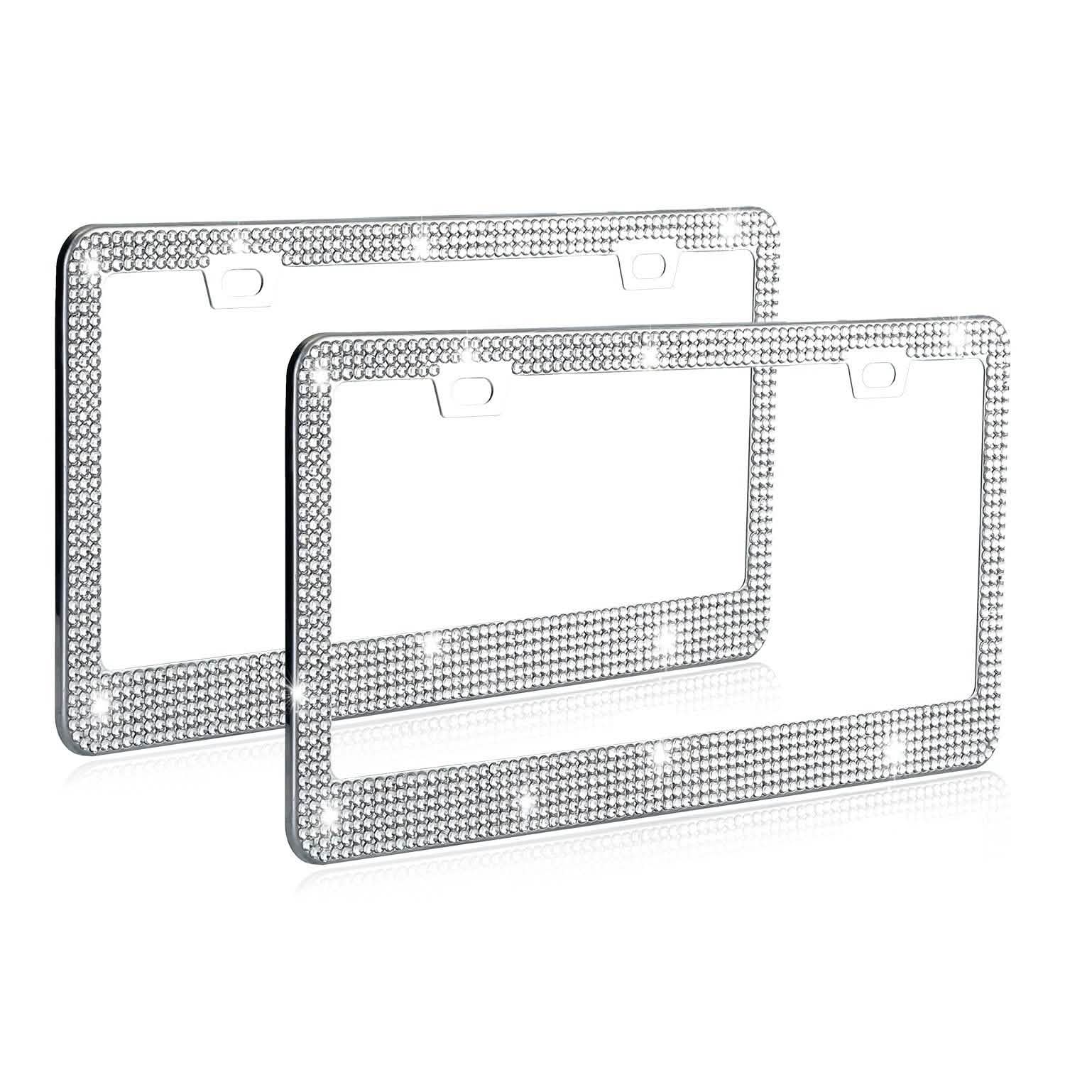 2-Piece: Bling License Plate Frames