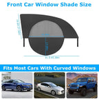 2-Piece: Car Side Window Screen Mesh Cover