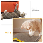 2-Piece: Cardboard S-shaped Curve Cat Scratching Pad