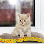2-Piece: Cardboard S-shaped Curve Cat Scratching Pad