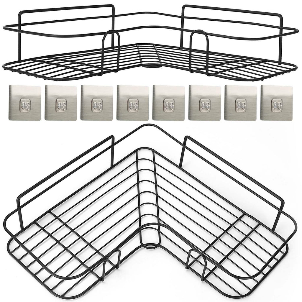 2-Piece: Corner Shower Caddy Shelves