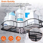 2-Piece: Corner Shower Caddy Shelves