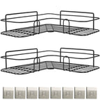 2-Piece: Corner Shower Caddy Shelves