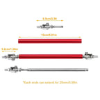 2-Piece: Front Bumper Lip Splitter Rod