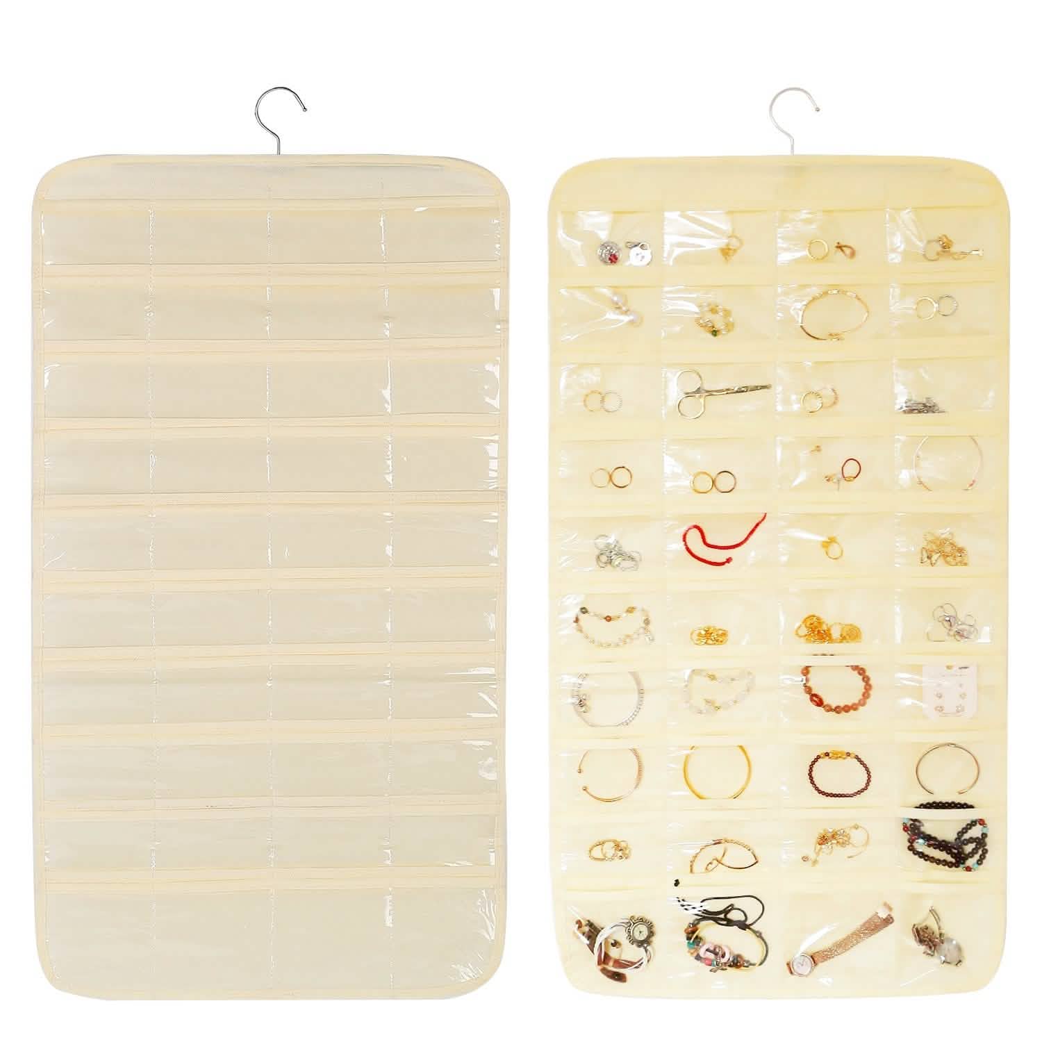 2-Piece: Hanging Jewelry Organizer