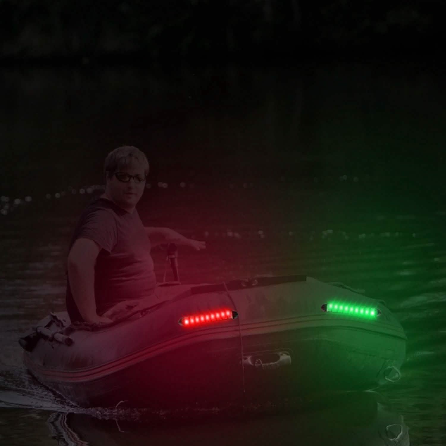 2-Piece: Navigation Marine Boat Strip 9 LED Lights