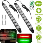 2-Piece: Navigation Marine Boat Strip 9 LED Lights