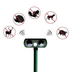 2-Piece: Outdoor Solar Ultrasonic Pest Repeller