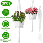 2-Piece: Plant Hanger Flowerpot Net Bag