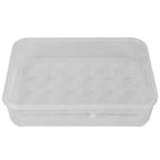 2-Piece: Plastic Egg Holder Stackable Egg Storage Box