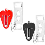 2-Piece: Portable Travel Door Lock Home Hotel Apartment Security Lock