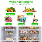 2-Piece: Refrigerator Egg Drawer 36 Egg Capacity Snap On Hanging Storage Tray