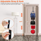 2-Piece Set: Cap Rack Holder Over the Door