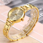 2-Piece Set: Digital Alloy with Quartz Watch and Love Bracelet