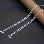 2-Piece Set: Elegant & Sexy Rhinestone Bra Straps