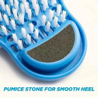 2-Piece Set: Foot Washing Brush Foot Scrub with Suction Cup
