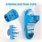 2-Piece Set: Foot Washing Brush Foot Scrub with Suction Cup