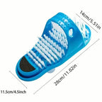 2-Piece Set: Foot Washing Brush Foot Scrub with Suction Cup