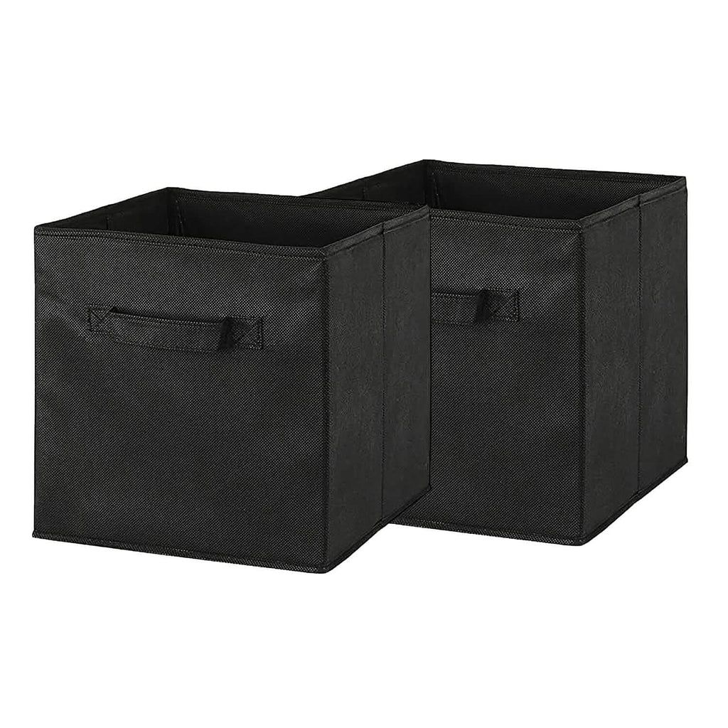 2-Piece Set: Storage Bin Non-Woven Fabric Cube Organizer