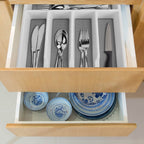 2-Piece: Silverware Utensil Organizer