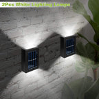 2-Piece: Solar Deck Outdoor Lights
