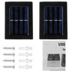 2-Piece: Solar Deck Outdoor Lights