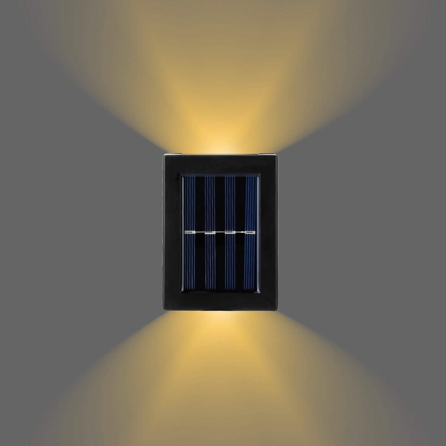 2-Piece: Solar Deck Outdoor Lights