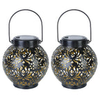 2-Piece: Solar Powered Hanging Lights