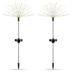 2-Piece: Solar Powered Starburst Garden Lights