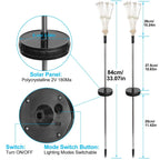 2-Piece: Solar Powered Starburst Garden Lights