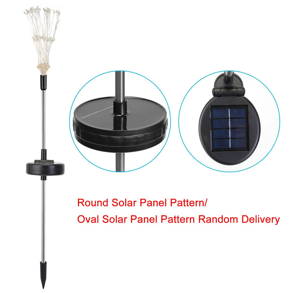 2-Piece: Solar Powered Starburst Garden Lights