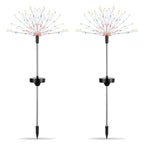 2-Piece: Solar Powered Starburst Garden Lights